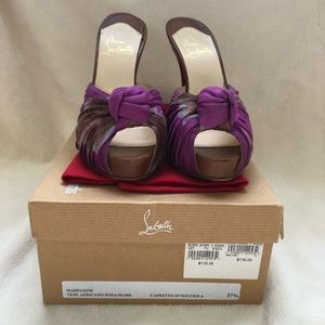 Christian Louboutin sz 37.5 mules sandals
